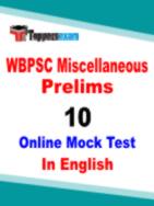 WBPSC Miscellaneous Free Online Test Series