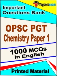 OPSC PGT Chemistry Paper 1 Exam Book in English - Objective MCQ