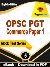 OPSC PGT Commerce Paper 1 Exam  PDF Book In English - Practice Set