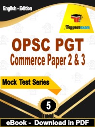 OPSC PGT Commerce Paper 2 & 3 Exam  PDF Book In English - Practice Set