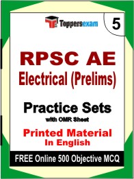 RPSC AE Electrical (Prelims) Exam Book in English - Mock Test / Practice Set