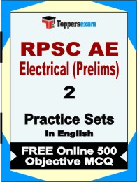 RPSC AE Electrical (Prelims) Exam Book in English - Question Paper / Practice Set