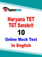 HTET TGT Sanskrit Free Mock Test Series