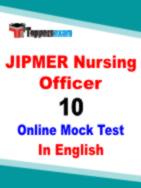 JIPMER Nursing Officer Free Test Series