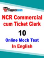 NCR Commercial cum Ticket Clerk Practice Set