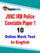 JSSC IRB Police Constable Free Mock Test