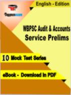 WBPSC Audit & Accounts Service Prelims Test PDF Book In English - Mock Test/Practice Set
