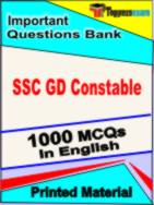 SSC GD Constable Exam Book in English - Objective MCQ