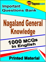Nagaland General Knowledge Exam  Book in English - Objective MCQ
