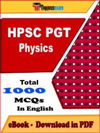 HPSC PGT Physics Exam PDF Book In English - MCQ / Objective Questions