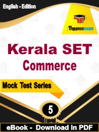 Kerala SET Commerce Exam PDF Book In English - Practice Set
