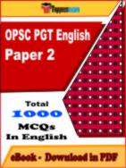 OPSC PGT English Practice Set PDF