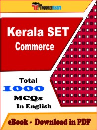 Kerala SET Commerce Exam PDF Book In English - MCQ / Objective Questions