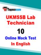 UKMSSB Lab Technician Free Test Series