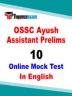 OSSC Ayush Assistant Free Mock Test