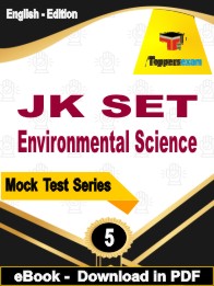 JK SET Environmental Science Exam PDF Book In English - Practice Set