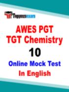 AWES PGT TGT Chemistry Mock Test