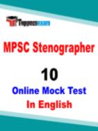 MPSC Stenographer Free Mock Test