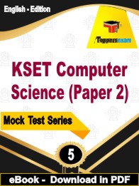 KSET Computer Science (Paper 2) Exam PDF Book In English - Practice Set