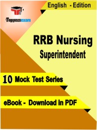 RRB Nursing Superintendent Exam PDF Book In English - Mock Test/Practice Set