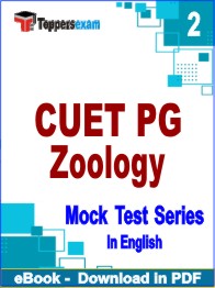 CUET PG Zoology Exam PDF Book In English - Question Paper