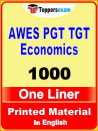AWES PGT TGT Economics One Liner Book in English