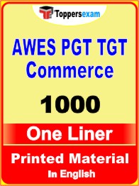 AWES PGT TGT Commerce One Liner Book in English