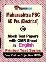 Maharashtra PSC AE (Electrical Engineering) Exam Mock Test Papers (Book) in English