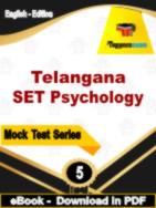 Telangana SET Psychology Test  PDF Book In English - Practice Set
