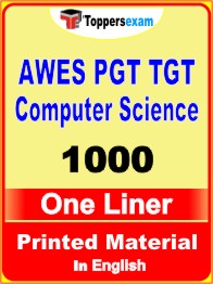 AWES PGT TGT Computer Science One Liner Book in English