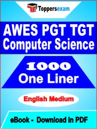 AWES PGT TGT Computer Science One Liner Book PDF in English