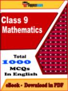 Class 9 Mathematics PDF Book In English - MCQ / Objective Questions