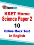 KSET Home Science Question Paper