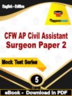 CFW AP Civil Assistant Surgeon Paper 2 Test  PDF Book In English - Practice Set