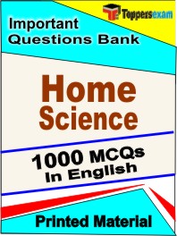 Home Science Exam Book in English - Objective MCQ