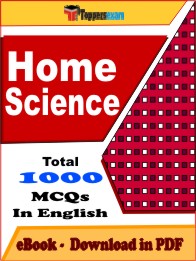 Home Science Exam PDF Book In English - MCQ / Objective Questions