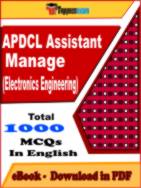 APDCL Assistant Manage (Electronics Engineering) PDF Book In English - MCQ / Objective Questions
