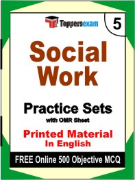 Social Work Exam Book in English - Mock Test / Practice Set