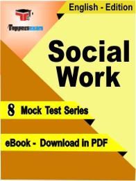 Social Work Exam PDF Book In English - Mock Test/Practice Set