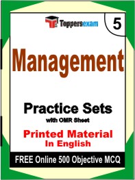 Management Exam Book in English - Mock Test / Practice Set