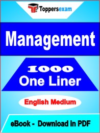 Management One Liner Book PDF in English