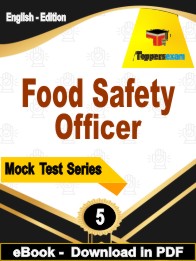 Food Safety Officer Exam PDF Book In English - Practice Set