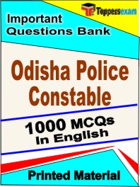 Odisha Police Constable Exam  Book in English - Objective MCQ