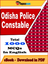 Odisha Police Constable Exam PDF Book In English - MCQ / Objective Questions