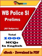 Ebook of WB Police SI (Prelims) PDF Format in English