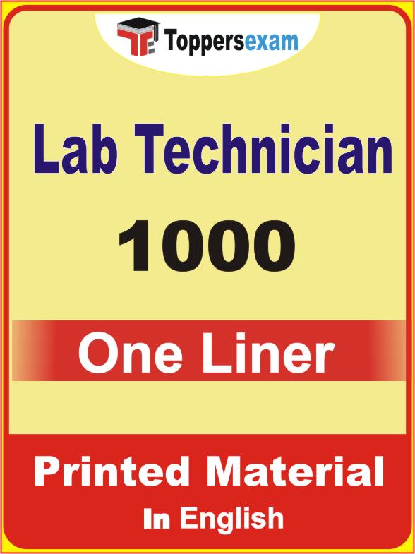 Lab Technician One Liner Book in English