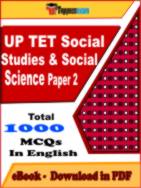 UP TET Social Studies & Social Science Paper 2 PDF Book In English - MCQ / Objective Questions