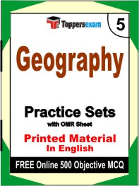 Geography Exam Book in English - Mock Test / Practice Set