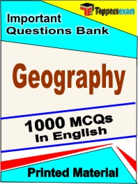 Geography Exam Book in English - Objective MCQ
