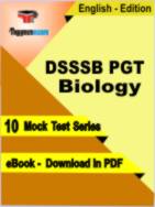 DSSSB PGT Biology Test PDF Book in English - Mock Test/Practice Set